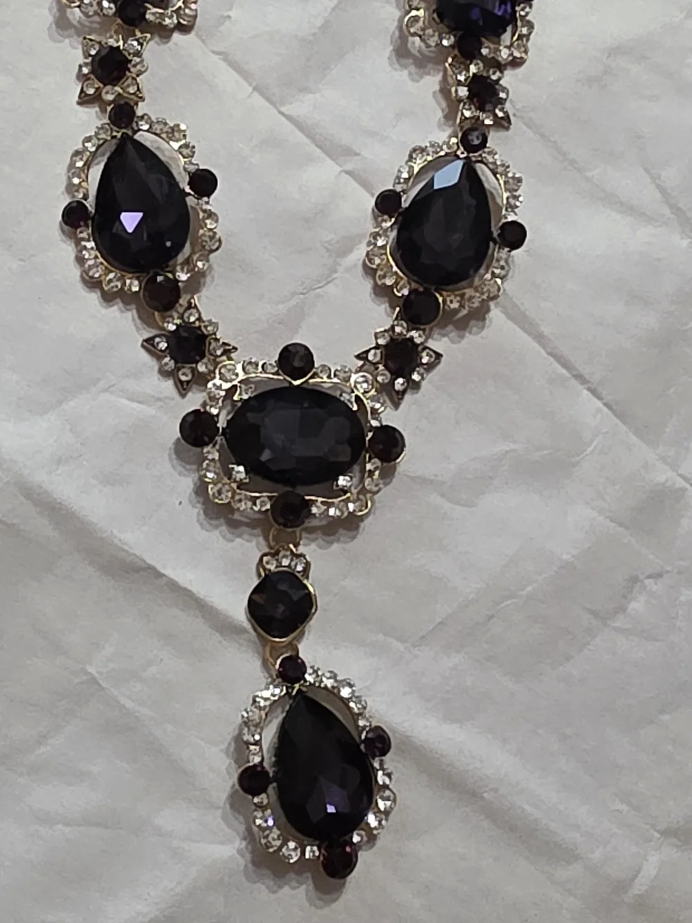 SIGNED Oscar DE LaRenta Vintage Statement Necklace - Picture 2 of 10